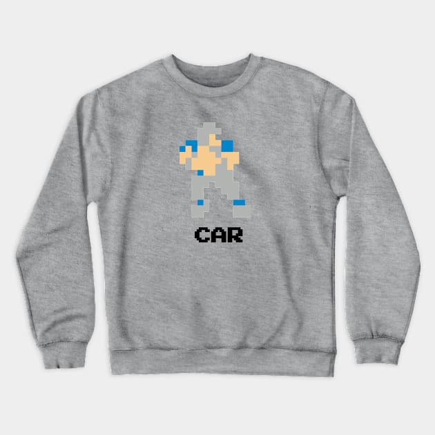 8-Bit Quarterback - Carolina Crewneck Sweatshirt by The Pixel League